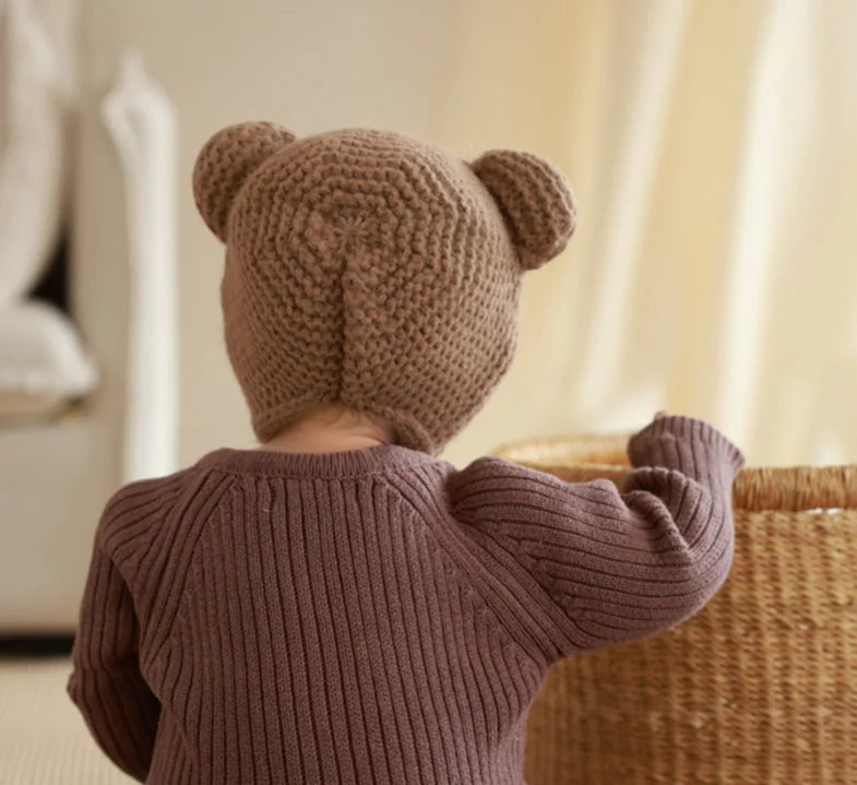 GORRO DE OSO BEBE